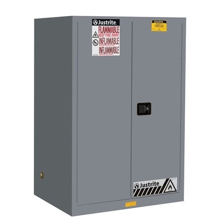 Justrite SURE-GRIP EX FLAMMABLE SAFETY CABINET, CAP. 90 GALLONS, 2 SHELVES, 2 899023